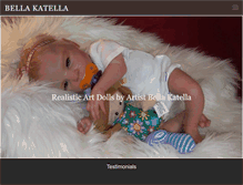 Tablet Screenshot of bellakatella.com